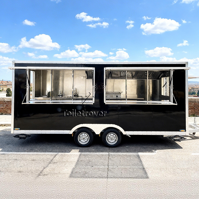 Heavy Equipment Business - Niestandardowy, wytrzymały mobilny food truck wyposażony