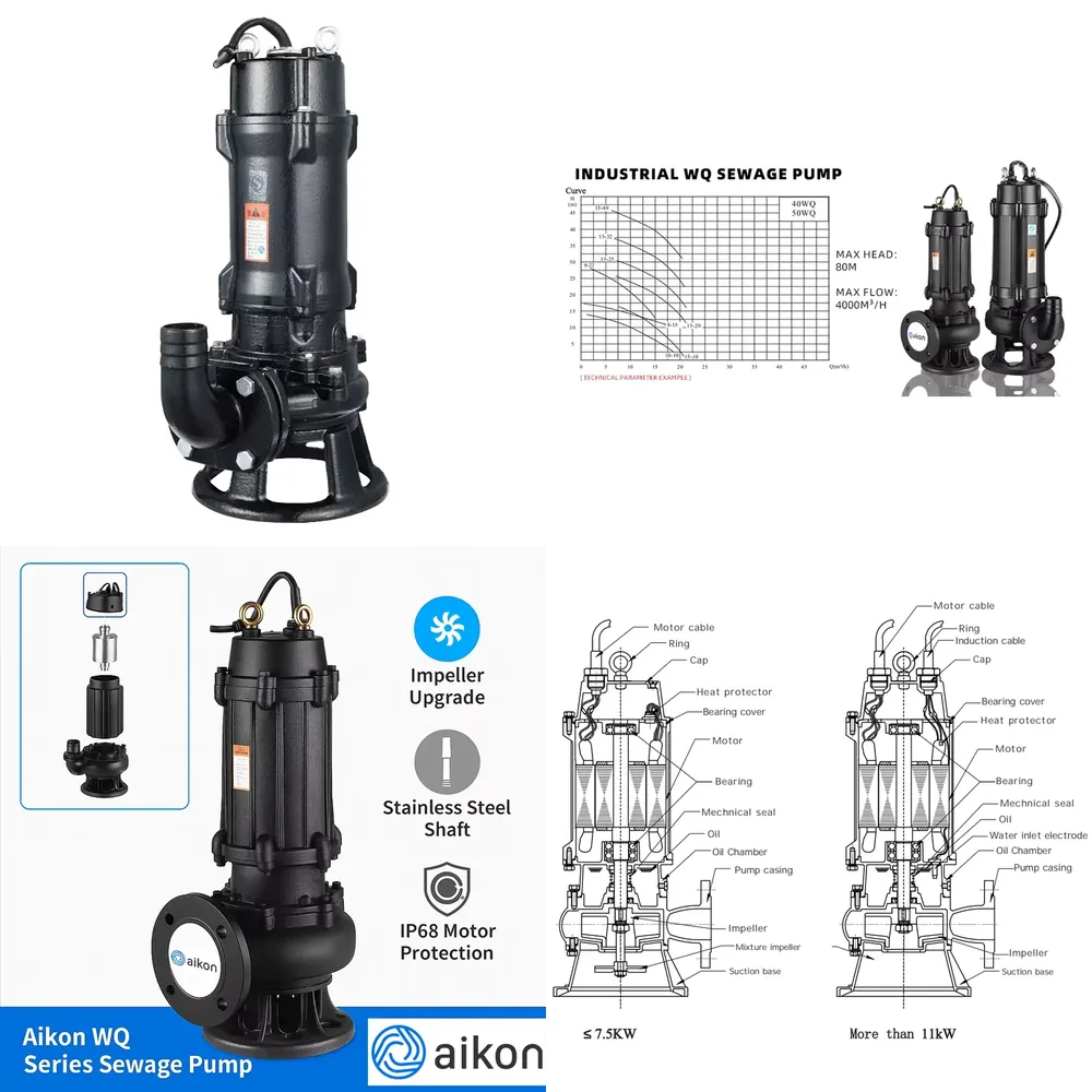 Submersible Pump Sewage - Elektryczna zatapialna pompa ściekowa ze stali