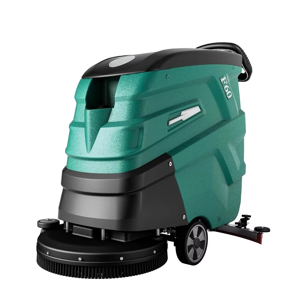 Industrial Floor Scrubber - Ręczna, samobieżna szczotkarka do podłóg, do