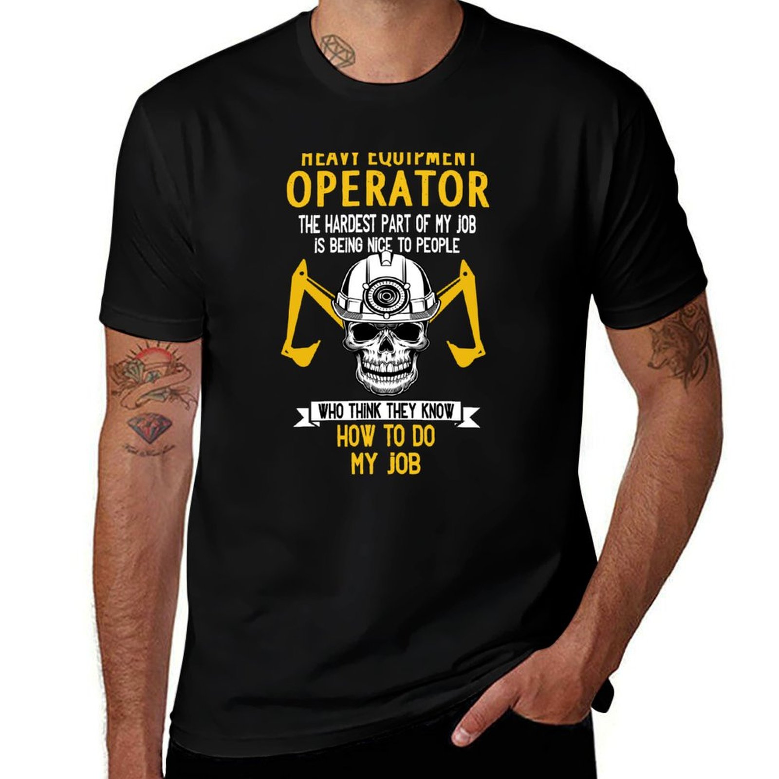 Heavy Equipment Driver - Zabawna koszulka dla operatora ciężkiego sprzętu,