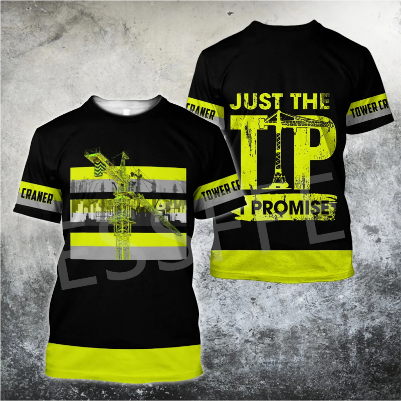 1 Sztuka Koszulka T-shirt Unis – Heavy Equipment Pictures recenzja i cena