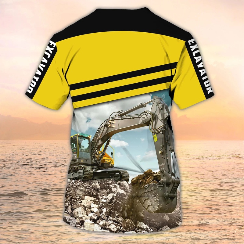 1 sztuka Koszulka męska z włas – Heavy Equipment Pictures recenzja i cena