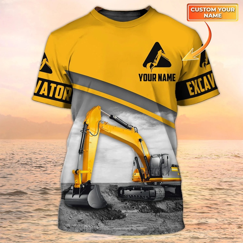 1 sztuka Koszulka męska z włas – Heavy Equipment Pictures recenzja i cena